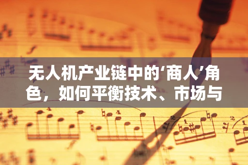无人机产业链中的‘商人’角色，如何平衡技术、市场与法律风险？