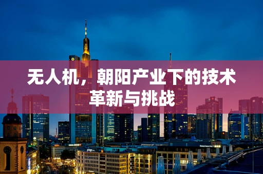 无人机，朝阳产业下的技术革新与挑战