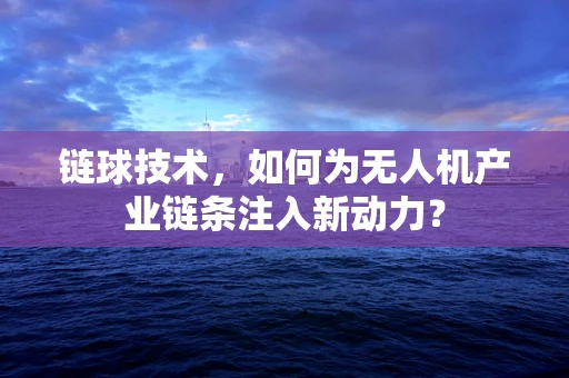 链球技术，如何为无人机产业链条注入新动力？