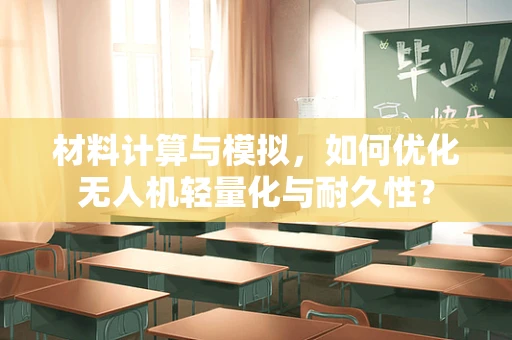 材料计算与模拟，如何优化无人机轻量化与耐久性？