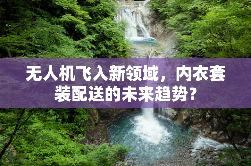 无人机飞入新领域，内衣套装配送的未来趋势？