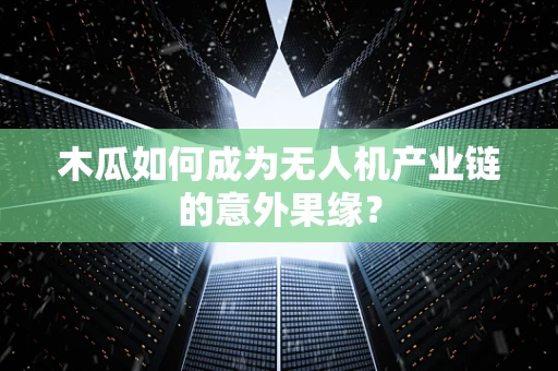 木瓜如何成为无人机产业链的意外果缘？