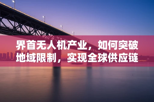 界首无人机产业，如何突破地域限制，实现全球供应链的深度融合？