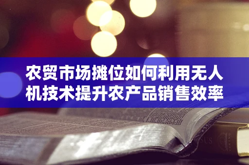 农贸市场摊位如何利用无人机技术提升农产品销售效率？