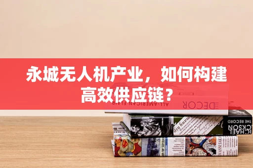 永城无人机产业，如何构建高效供应链？