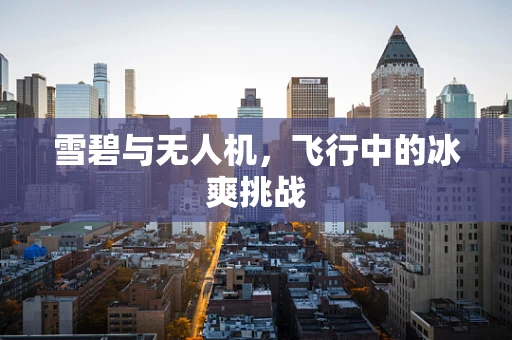 雪碧与无人机，飞行中的冰爽挑战