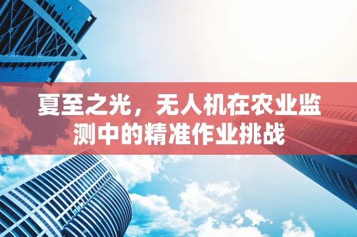 夏至之光，无人机在农业监测中的精准作业挑战