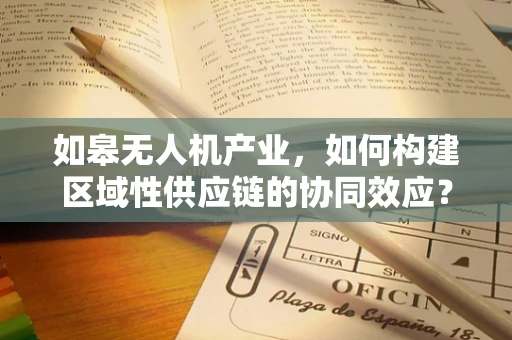 如皋无人机产业，如何构建区域性供应链的协同效应？