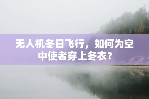 无人机冬日飞行，如何为空中使者穿上冬衣？