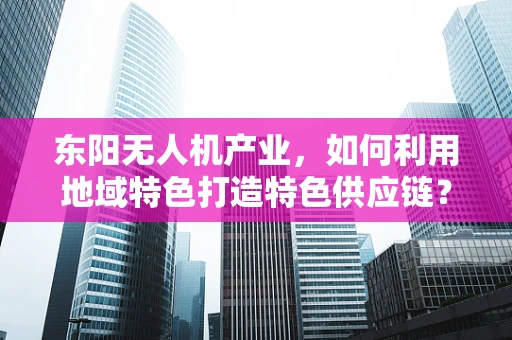 东阳无人机产业，如何利用地域特色打造特色供应链？