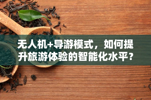 无人机+导游模式，如何提升旅游体验的智能化水平？