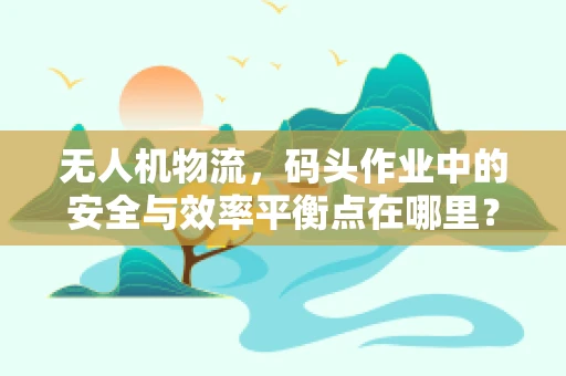 无人机物流，码头作业中的安全与效率平衡点在哪里？