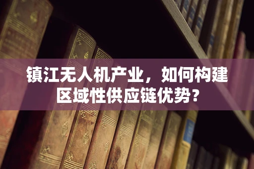 镇江无人机产业，如何构建区域性供应链优势？