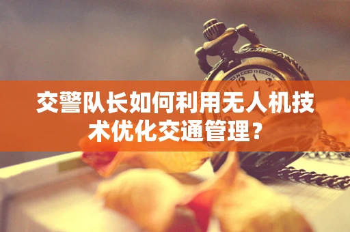 交警队长如何利用无人机技术优化交通管理？