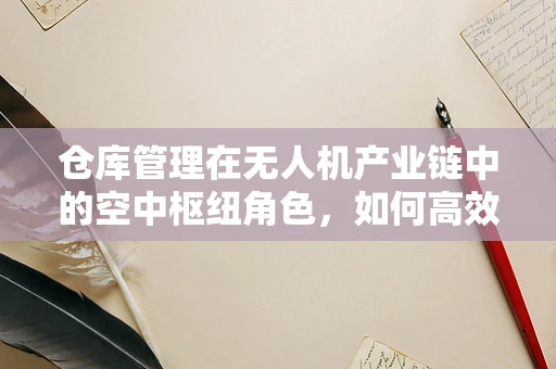 仓库管理在无人机产业链中的空中枢纽角色，如何高效优化？
