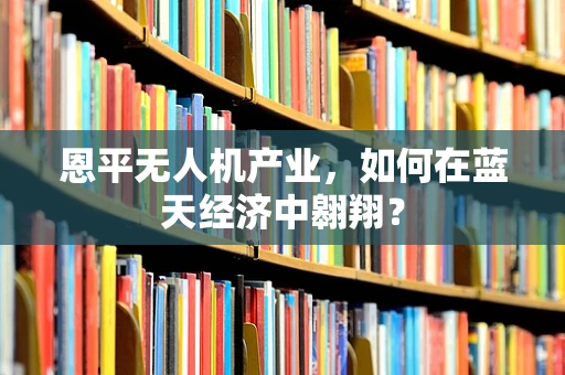 恩平无人机产业，如何在蓝天经济中翱翔？