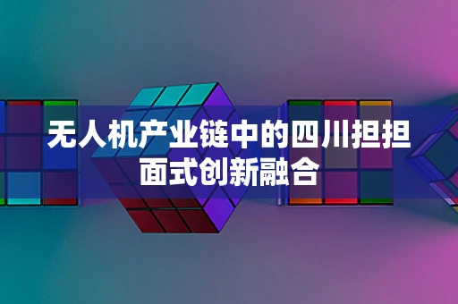 无人机产业链中的四川担担面式创新融合