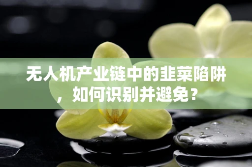 无人机产业链中的韭菜陷阱，如何识别并避免？