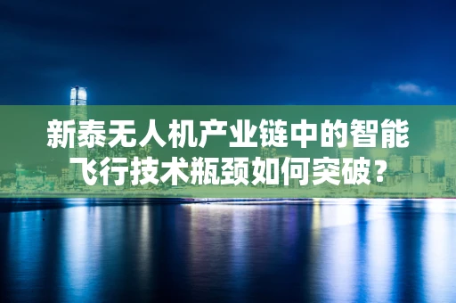 新泰无人机产业链中的智能飞行技术瓶颈如何突破？