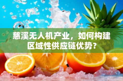 慈溪无人机产业，如何构建区域性供应链优势？