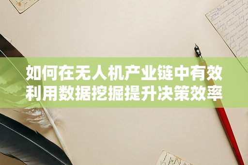 如何在无人机产业链中有效利用数据挖掘提升决策效率？