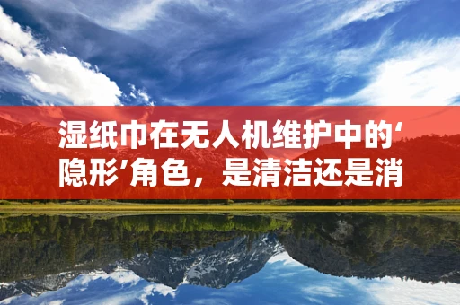 湿纸巾在无人机维护中的‘隐形’角色，是清洁还是消毒？