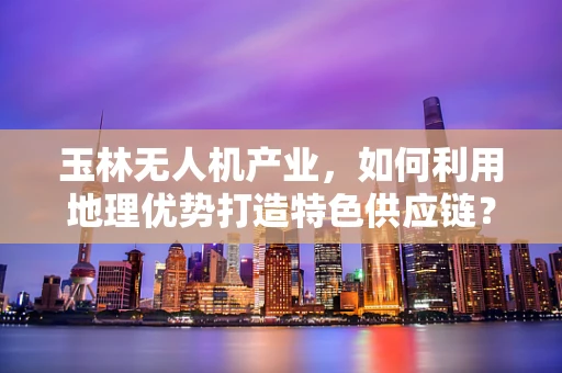 玉林无人机产业，如何利用地理优势打造特色供应链？