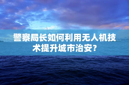 警察局长如何利用无人机技术提升城市治安？