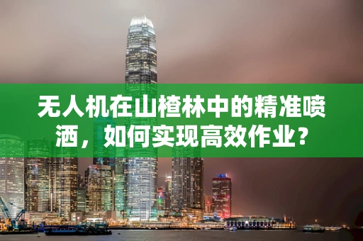 无人机在山楂林中的精准喷洒，如何实现高效作业？