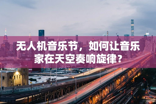 无人机音乐节，如何让音乐家在天空奏响旋律？