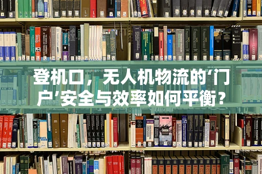 登机口，无人机物流的‘门户’安全与效率如何平衡？