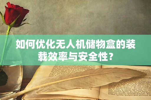 如何优化无人机储物盒的装载效率与安全性？