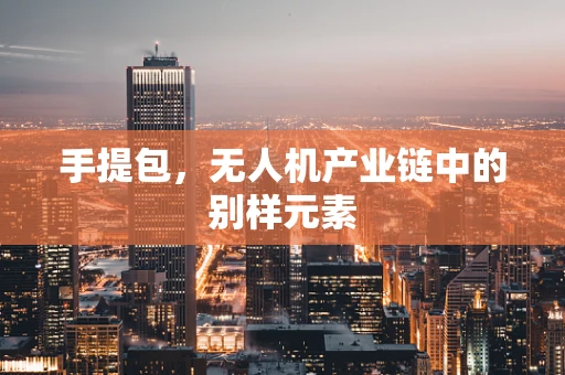 手提包，无人机产业链中的别样元素