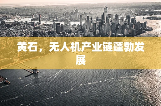 黄石，无人机产业链蓬勃发展