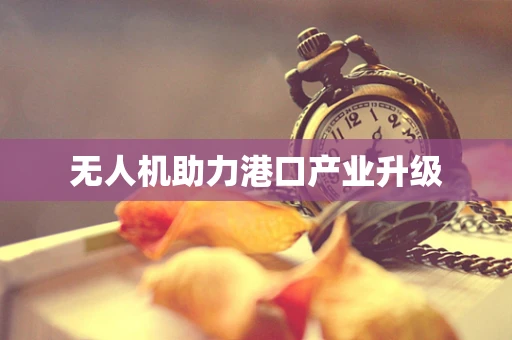 无人机助力港口产业升级