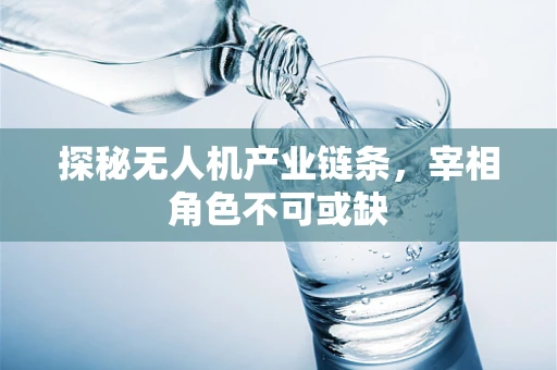 探秘无人机产业链条，宰相角色不可或缺