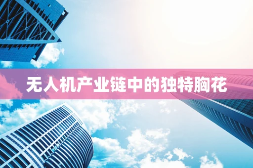 无人机产业链中的独特胸花
