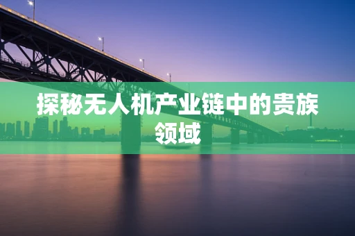 探秘无人机产业链中的贵族领域