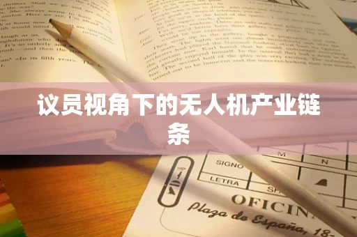 议员视角下的无人机产业链条