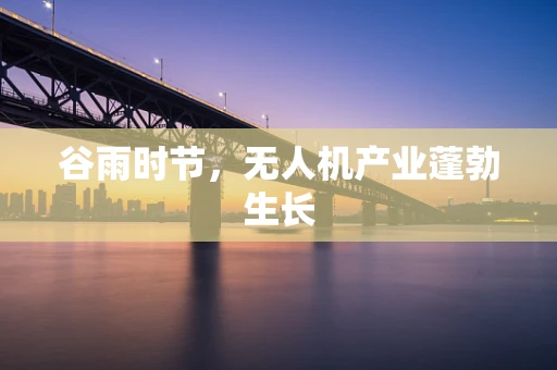 谷雨时节，无人机产业蓬勃生长