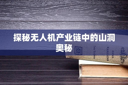 探秘无人机产业链中的山洞奥秘