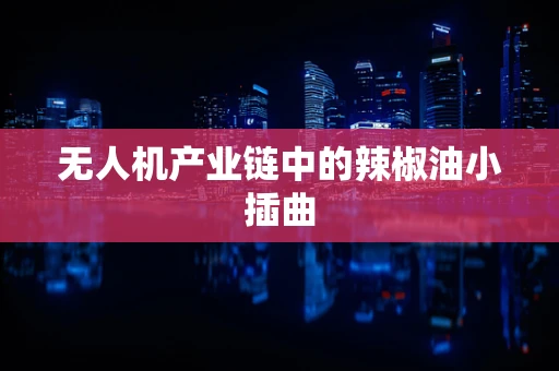 无人机产业链中的辣椒油小插曲