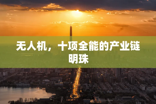 无人机，十项全能的产业链明珠