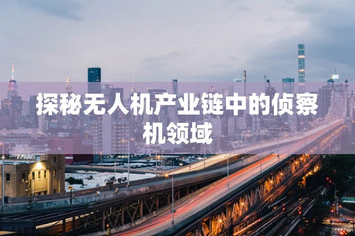 探秘无人机产业链中的侦察机领域