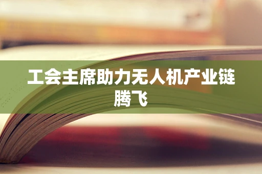 工会主席助力无人机产业链腾飞