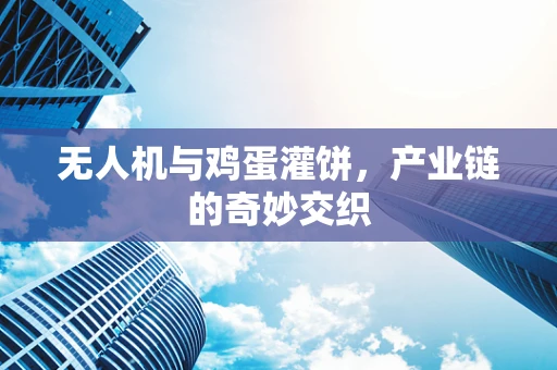 无人机与鸡蛋灌饼，产业链的奇妙交织