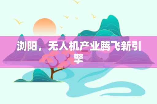浏阳，无人机产业腾飞新引擎