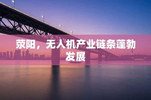 荥阳，无人机产业链条蓬勃发展