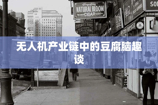 无人机产业链中的豆腐脑趣谈