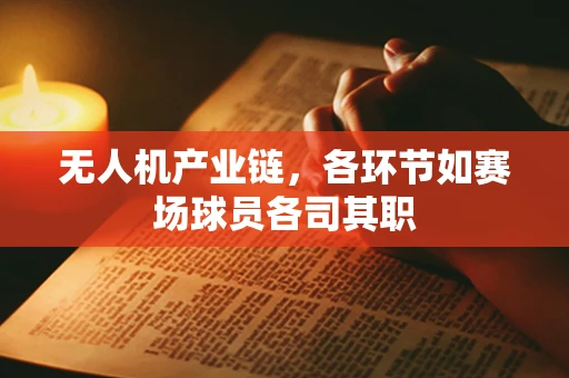 无人机产业链，各环节如赛场球员各司其职